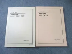 鉄緑会　中1中２　英語基礎講座 テキスト問題集ブックセット 鉄緑会 中1 英語基礎講座BASIC 第1部 テキスト/問題集 2024 計2冊