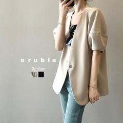 ARULLE collarless cocoon jacket タグ付未使用 - メルカリ ARULLE collarless cocoon jacket タグ付未使用 - メルカリ