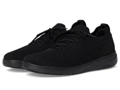 フィットフロップ レディース シューズ スニーカー レース ニット FitFlop SuperQ Knit SlipOn Laced Sneakers All Black ブラックのサムネイル