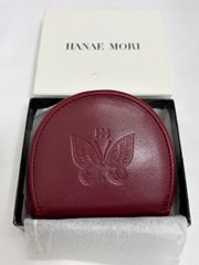 HANAE MORI ハナエモリ 本革/名刺入れ/パスケース レッド - メルカリ