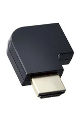 新品 エレコム HDMI延長アダプター L字 スリムタイプ 【左方向】 HDMI (メス) - HDMI (オス) ブラック AD-HDAABS04BK