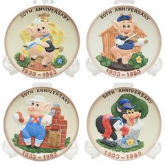 ディズニー公式大判ヴィンテージステンドグラス ダンボ55周年記念数量