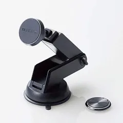 新品 エレコム 車載アクセサリー/スマホマグネットホルダー/ゲル吸盤/BK P-CARS09BK