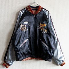 Harley-Davidson スカジャン 別珍 ベロア 刺繍 イーグル 黒 M - メルカリ