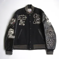 【美品】WHITESVILLE【フルデコ レザースリーブ スタジャン】40 スタジアムジャンパー ホワイツビル 26040023のサムネイル