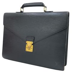 正規品 ルイヴィトン セルヴィエット コンセイエ M54412 エピ ノワール