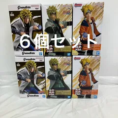 未開封 NARUTO ナルト疾風伝 BORUTO ボルト Grandista 波風ミナト 忍界造形列伝 波風ミナト うずまきボルト BANPRESTO フィギュア 6個セット LF4301 f101