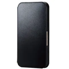 新品 エレコム iPhone 13 Pro Max/レザーケース/手帳型/NEUTZ/磁石付き/ブラック