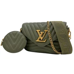 【中古】LOUIS VUITTON | ルイ・ヴィトン マルチ ポシェット ニューウェーブ ショルダーバッグ M22706 カーキグリーン【尾張小牧店】