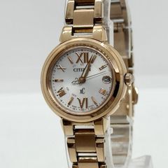 CITIZEN xC H058 エコドライブ ピンク文字盤 レディース腕時計 - メルカリ