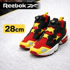 Reebok Instapump Fury 28cm 赤 黄 黒 ポンプフューリー リーボック