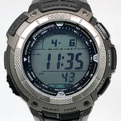 CASIO カシオ PRO TREK TRIPLE SENSOR PRW-1000TJ ソーラー電波クォーツ 腕時計 箱 説明書付き チタンベルト