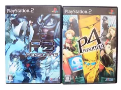 「ペルソナ3」「ペルソナ4」PS2（プレステ２）ゲームソフト２本セット