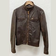 ④schott【38】日本製ライダース ninjaハーレーgpzショベルUSA - メルカリ