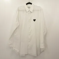 【姫路東店】 中古 PLAY COMME des GARCONS | プレイコムデギャルソン 長袖シャツ AZ-B004 ホワイト サイズ：XL 【108】のサムネイル