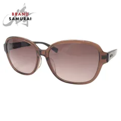 美品 Furla フルラ ブラウン プラスチック SFU286J 56◻︎15 COL.0D57 135 サングラス レディース 411012【中古】