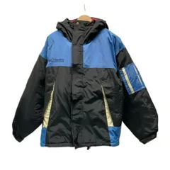 【中古】　Columbia　ナイロンジャンパー　マウンテンパーカー　アウター　フード　フルジップ　バイカラー　ワンポイント　ブランドロゴ　刺しゅう　オーバーサイズ　アウトドア　古着　/1152