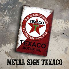 TEXACO ブリキ看板 15×30cm ヴィンテージ レトロ 雑貨 ガレージ - メルカリ