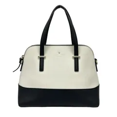 Kate spade(ケイトスペード) ハンドバッグ - PXRU4471 白×黒 レザー