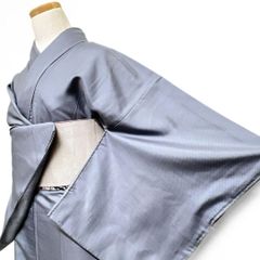 未着用 江戸小紋 万筋 飯島輝也 身丈160 裄65 作家もの 着物 061b 