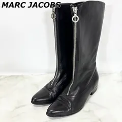 マークジェイコブス MARC JACOBS ロングブーツ ジッパーブーツ 本革 レザー イタリア製のサムネイル