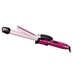 テスコム ione マイナスイオンスチームヘアーアイロン 19mm ピンク IPM1619-P