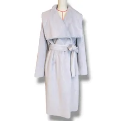 Her lip to ハーリップトゥ Grace Wrap Coat グレースラップコート ファーコート ロング 1243307086 ブルー系 Mサイズ レディース 冬 ゴーゴー古着久喜倉庫店 13 No.1576のサムネイル