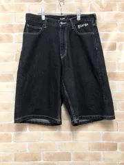 【中古】 XLARGE エクストララージ OLD ENGLISH DENIM SHORTS ブラック 32 111447551