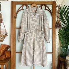 40s 50s 希少 vintage マーガレット 花刺繍 エプロン Q213 - メルカリ