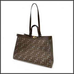 美品◇FENDI◇フェンディ PEEKABOO X-TOTE ズッカ柄 2WAYハンドバッグ 