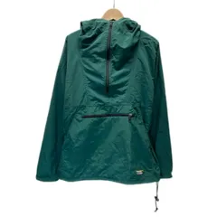 【中古】　L.L.Bean　アノラックパーカー　90s vintage　90年代　ナイロンジャンパー　アウター　ハーフジップ　フード　無地　ワンポイント　ブランドロゴ　アウトドア　古着 　/1151