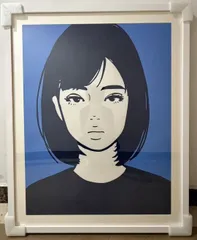 Kyne Untitled（3）　シルクスクリーンポスター 額装済み KYNEの現在の最高価値シルクスクリーン作品です。 ー NOISEKING ノイズ