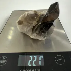 【E33925】 ブラジル産 クラスター スモーキークォーツ 煙水晶 天然石 鉱物 原石 パワーストーン 標本