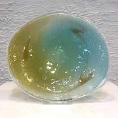 稲嶺盛吉 秀逸作 大皿 幅25.7cm 琉球ガラス 稲嶺盛吉 秀逸作 大皿 幅25.7cm 琉球ガラス - メルカリ