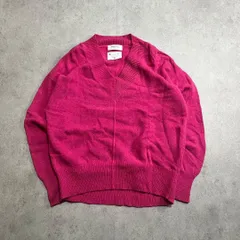 OPAQUE.CLIP Vネック ニット セーター ピンク S ウール カジュアル レディース