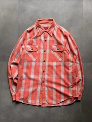 Levi’s リーバイス RED TAB チェック長袖シャツ LARGE ピンク系