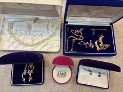 【5点セット】ヴィンテージ アクセサリー まとめ売り 大丸購入品含む パールネックレス/イヤリング/リング 昭和レトロ アンティーク