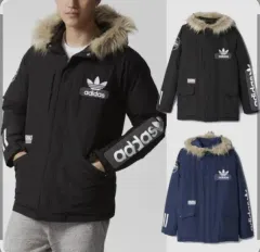 アディダス オリジナルス ロゴ ダック ダウン ジャケット 95