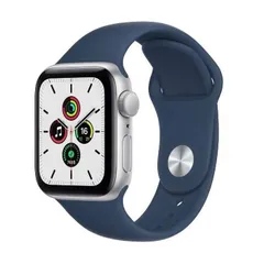 【新品未使用】【未開梱】Apple Watch SE（GPSモデル）40mmシルバーアルミニウムケースとアビスブルースポーツバンド シルバーアルミニウム MKNY3J/A （第1世代）