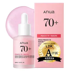 <ナEC4>.ANUA (アヌア) 桃70ナイアシンセラム30ml 美容液＆桃70ナイアシン セラム フェイスマスク 使用期限:2027.02.06