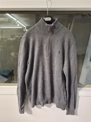 ポロラルフローレン クォータージップアップ ニット 出品