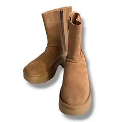 UGG アグ Classic Twin Seam NewHeights 厚底ブーツ シューズ 1158313 茶色 ブラウン 24cm レディース 秋 冬 ゴーゴー古着久喜倉庫店 26 No.1578