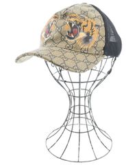 GUCCI GGパターン キャップ ベージュ - メルカリ