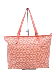 LANCASTER ランカスター 幾何学模様 トート バッグ オレンジ ■■ レディース