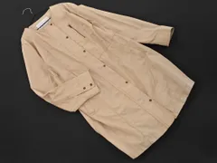 NATURAL BEAUTY BASIC ナチュラルビューティーベーシック ノーカラー コート sizeM/ベージュ ■◇ レディース