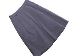 heliopole エリオポール タック フレア スカート size34/紺 ■■ レディースのサムネイル