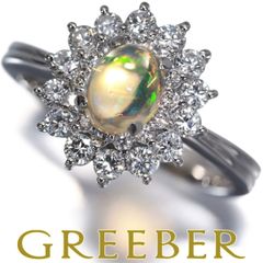 Pt900 オパール ダイヤモンド リング 0.36ct 6.88g - メルカリ