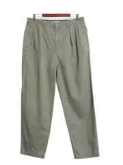 【お得なクーポン配布中!】 90s ポロ ラルフローレン コットン チノ パンツ メンズ 35 30 オールド スラックス チノパン ストレート ツータック ポロチノ ボトムス 灰