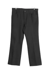 【お得なクーポン配布中!】 ラングラー ランチャー パンツ メンズ 36 29 / スラックス ブーツカット フレア ドレス ジーンズ ノータック ボトムス シワになりにくい 黒