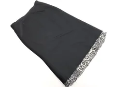 伊太利屋 フェイクレイヤード ロング スカート 黒 ■■ レディース